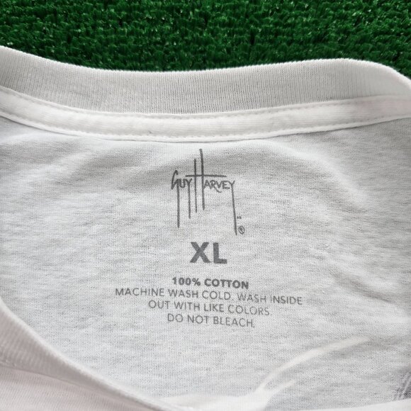 Guy Harvey Tshirt Mens‎ XL White Fishing Casual The Offshore Open 2022 New York - Picture 7 of 8